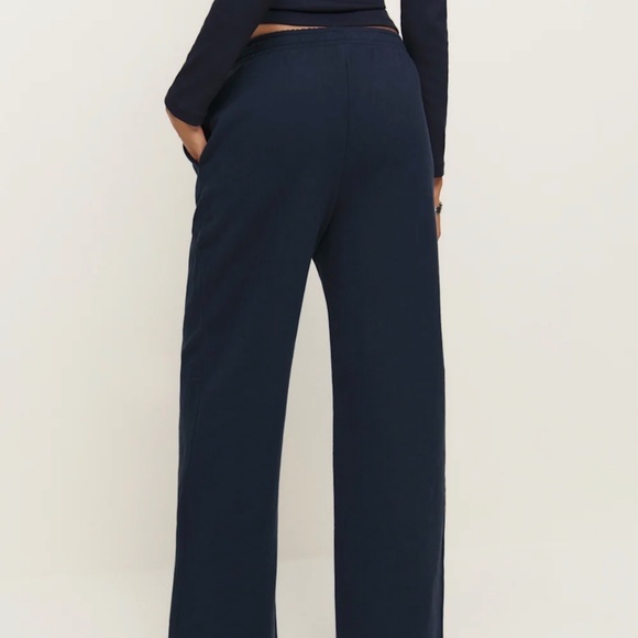 Reformation Kira Wide Leg Sweatpant Blue - Size XS - Picture 5 of 6